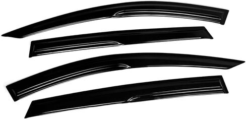 Premium 3D Wavy Aero M Style Sport Window Window Fisor Rain Guard Deflector متوافق مع 2019-2025 Acura RDX in Saudi Arabia