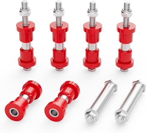 EZGO TXT Rear Leaf Spring Bushing and Sleeve Kits with Screws and Nurs-Suitable for EZGO TXT & PDS Gas and Electric Golf Carts,OEM# 70289-G02, 14158-G1, 1015583 in Saudi Arabia