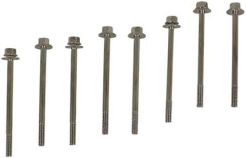 Compatible/Replacement for Chevy/GMC 4.3L-5.0L-5.7L Center Bolt Valve Cover Bolt KIT - Chrome in Saudi Arabia