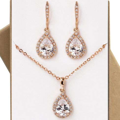 A+O Mother of the bride Gift Drop Earrings or Jewelry set in Silver, Yellow Gold, Rose Gold in Saudi Arabia