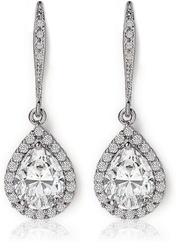 A+O Mother of the bride Gift Drop Earrings or Jewelry set in Silver, Yellow Gold, Rose Gold in Saudi Arabia