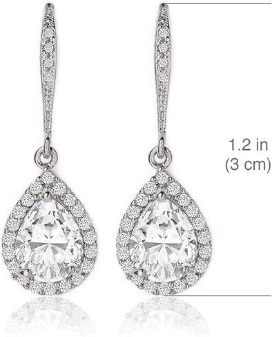 A+O Mother of the bride Gift Drop Earrings or Jewelry set in Silver, Yellow Gold, Rose Gold in Saudi Arabia