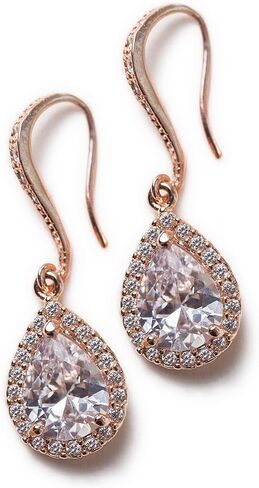 A+O Mother of the bride Gift Drop Earrings or Jewelry set in Silver, Yellow Gold, Rose Gold in Kuwait