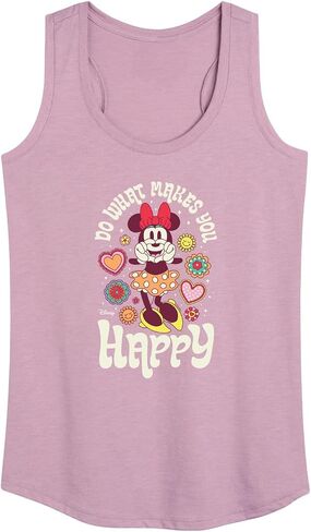 Disney Mickey & Friends - Minnie Mouse - Do What Makes You Happy - Women's Racerback Tank Top in Saudi Arabia