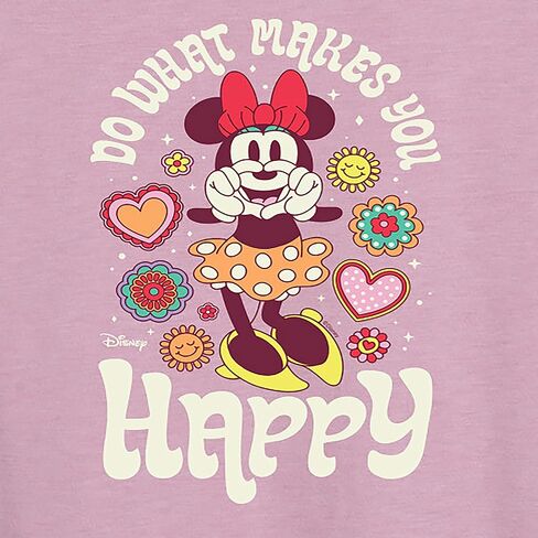 Disney Mickey & Friends - Minnie Mouse - Do What Makes You Happy - Women's Racerback Tank Top in Saudi Arabia