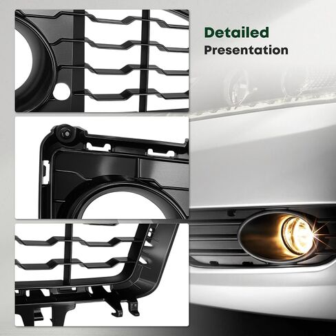 YHTAUTO Fog Light Bezel Fits BMW 428i 435i 2014-2016 430i 440i 2017-2020, 428i 435i Gran Coupe 2015-2016 430i 440i Gran Coupe 2017-2019, Front Bumper Fog Light Cover Trim Right Passenger Side in Saudi Arabia
