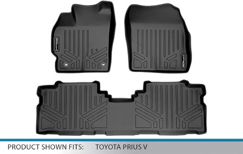 MAX LINER-A0123/B0124 FLOOR MATS 2 SHOW LINER SET لعام 2012-2017 TOYOTA PRIUS V in Saudi Arabia