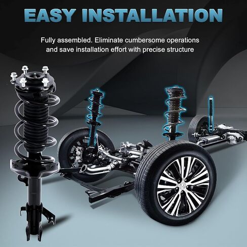 Front Struts Assembly Compatible for 2009-2014 Nissan Maxima Sedan FWD 3.5L Coil Spring Shock Absorber 1333426L 1333426R in Saudi Arabia