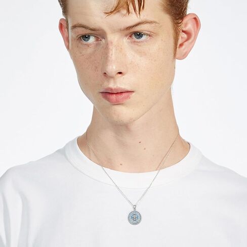 PROESS Memento Mori Necklace 925 Sterling Silver Hourglass Necklace Memento Mori Pendant Skull Pendant Jewelry for Men Women in Kuwait