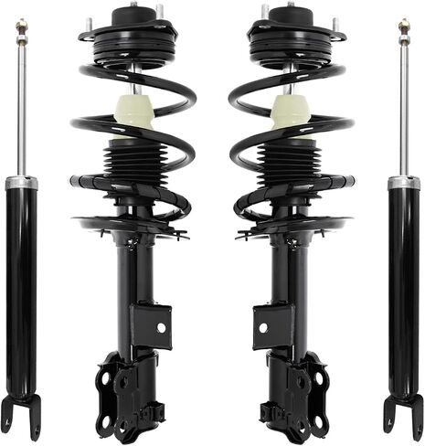 COMPLETESTRUTS - Front Complete Strut Assemblies with Coil Springs and Rear Shock Absorbers Replacement for 2012-2015 Kia Optima - Set of 4 in Saudi Arabia