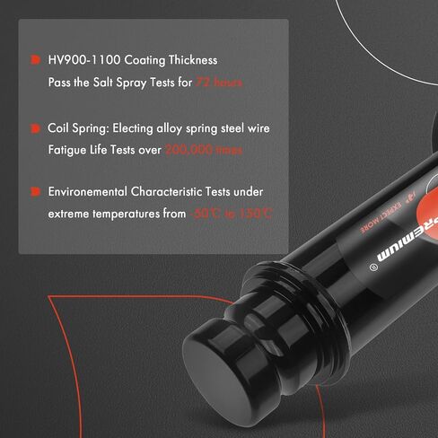A-Premium Front Suspension Shock Strut Absorbers Compatible with Cadillac SRX 2004 2005 2006 2007 2008 2009, FE1 w/o MRC, 2-PC Set in Saudi Arabia