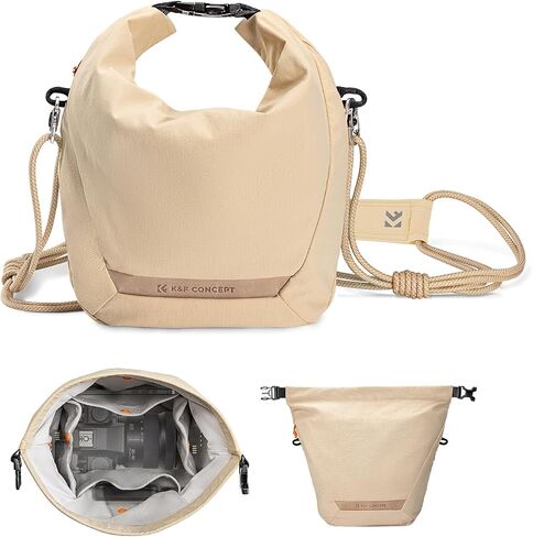 K&F CONCEPT Camera Sling Bag Small Camera Compact Case | Cute Soft Camera Pouch, Handbag, for Urban Street Photography, BS05 in Saudi Arabia