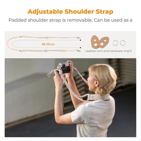 K&F CONCEPT Camera Sling Bag Small Camera Compact Case | Cute Soft Camera Pouch, Handbag, for Urban Street Photography, BS05 in Saudi Arabia