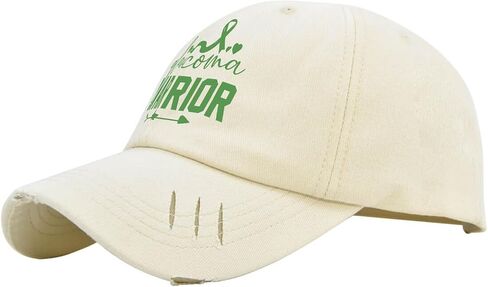 Glaucoma Warriors Hats for Mens Washed Distressed Baseball Caps Funny Washed Dad Hats Cotton in Saudi Arabia