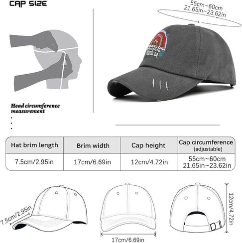 World Tuberculosis Awareness Marchs 24 Hat for Mens Washed Distressed Baseball Caps Fashion Washed Workout Hat Adjustable Dark Grey in Saudi Arabia