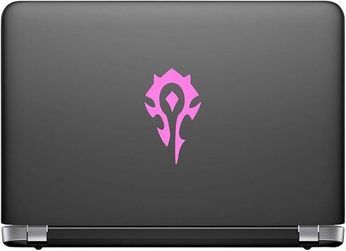 Horde [Pick Color] WoW Vinyl Transfer Sticker Secal لجهاز الكمبيوتر المحمول/السيارة/الشاحنة/النافذة/المصد (4in x 2.4in ، أحمر) in Kuwait