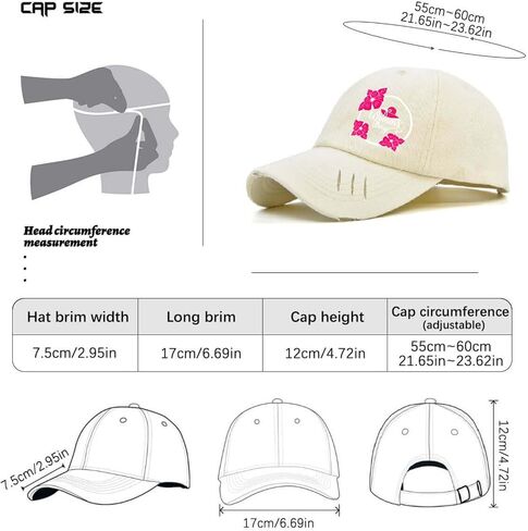 Women's Day Hats for Mens Washed Distressed Baseball Caps Vintage Washed Workout Hat Quick Dry in Saudi Arabia