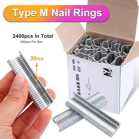 اكتب M -Pain Ring Pliers للمبارزة مع مقاطع 2400pcs M ، Hog Ring Pliers مجموعة من المفروشات أداة إصلاح اليد ، أدوات بناء قفص الأرانب الدجاج (أصفر) in Kuwait