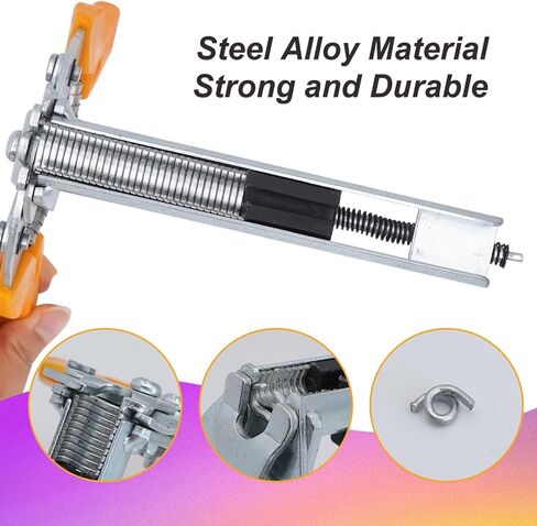 اكتب M -Pain Ring Pliers للمبارزة مع مقاطع 2400pcs M ، Hog Ring Pliers مجموعة من المفروشات أداة إصلاح اليد ، أدوات بناء قفص الأرانب الدجاج (أصفر) in Kuwait