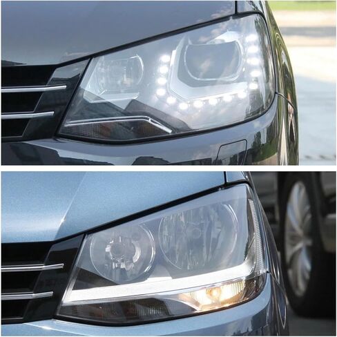 الإسكان الأمامي متوافق مع VW Sharan 2012 إلى 2019 Car الأمامي الشفافة الشفافة غطاء الرأس غطاء العدسة الخفيفة قذيفة القشرة (يسار) in Kuwait