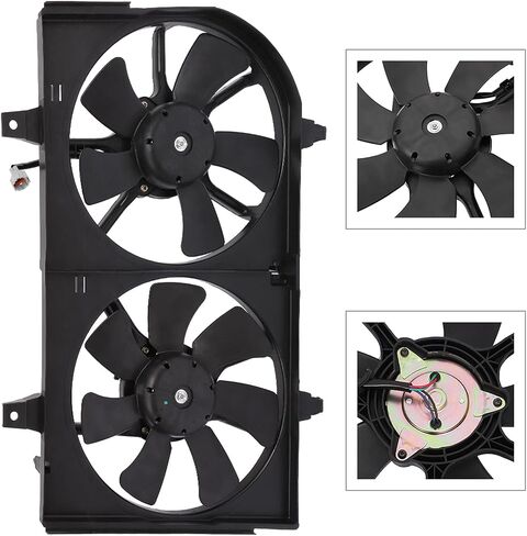 مروحة التبريد 620-425 لـ Nissan for Maxima 2002-2003 لـ Infiniti I35 2002-2004 Side Black Driver Side/LH RH مروحة التبريد الكهربائية in Saudi Arabia