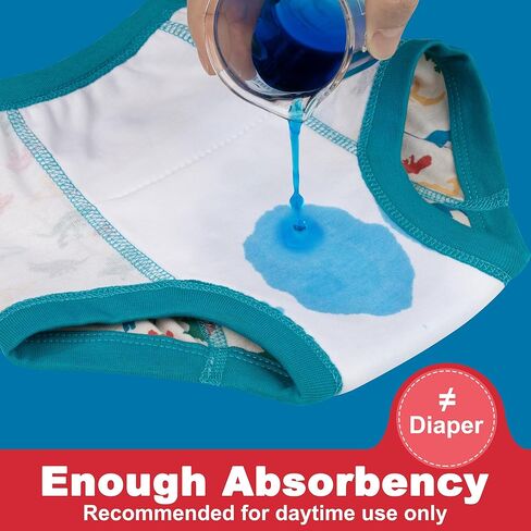 BIG ELEPHANT 10-Pack Baby Potty Training Underwear, Soft 100% Cotton Absorbent Training Pants for Boys & Girls, Ages 12M-10Y in Kuwait