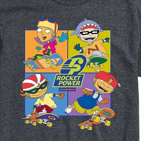 HYBRID APPAREL - Rocket Power - Skate Life - Men's Short Sleeve Graphic T-Shirt in Saudi Arabia