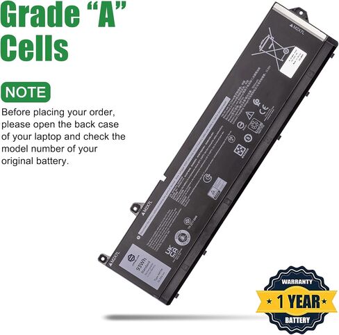 استبدال بطارية الكمبيوتر المحمول RCVVT لجهاز Dell Precision 7670 7680 7770 7780 Series Notebook T6PFX 451-BCYH 0X26RT X26RT 0NWDC0 NWDC0 أسود 11.55 فولت 83 وات 6827 مللي أمبير في الساعة in Kuwait