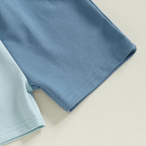 Toddler Baby Boy Summer Outfit Short Sleeve T Shirt Top Casual Shorts Set Infant Newborn Clothes 6 12 18 24 Month 2T in Kuwait