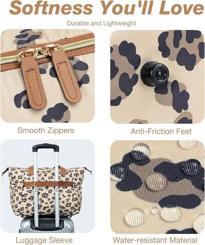 Diaper Bag Tote, Large Diaper Bags Waterproof, Hospital Bag for Labor Delivery, Baby Bag with Pacifier Case, Travel Diaper Tote with Changing Pad, Pink in Kuwait