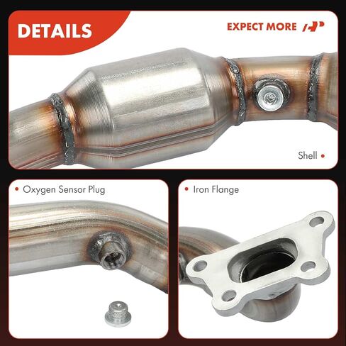 غادر A-Premium محول الحفاز مع مجموعة Gasket Direct-Fit مباشرة مع شيفروليه كامارو 2013 2013 2014 3.6L ، E.P.A. متوافق in Saudi Arabia