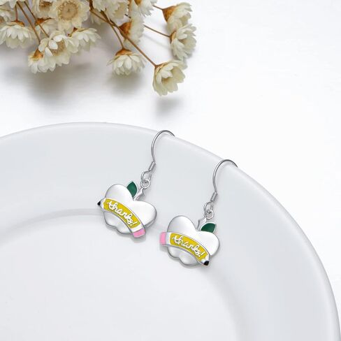 PROESS Dragonfly Dangle Earrings 925 Sterling Silver Music Note Earrings Dragonfly Drop Earrings Jewelry for Women in Kuwait