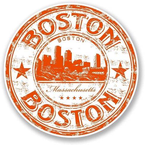 Boston Massachusetts USA Round Metal 0.75" Lapel Pin Hat Shirt Pin Tie Tack Pinback in Saudi Arabia