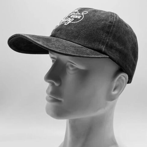 Embroidered Gone Fishing Hats Adjustable Buckle Baseball Caps Dad Hat Unique Gifts for Men Women Fishing Lover in Saudi Arabia
