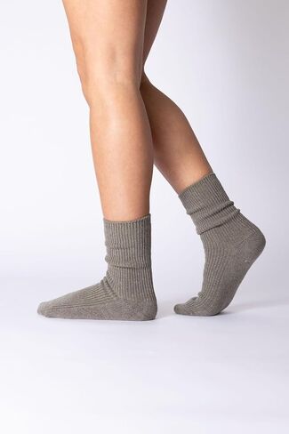 MELUSA Wool Cashmere Socks for Women, Super Soft Warm Cozy Winter Gift Crew Socks in Saudi Arabia