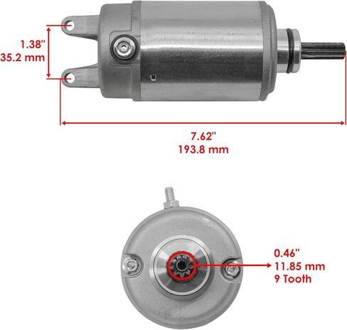 Caltric Starter Compatible with Suzuki Gsx 1300R Gsx1300R Hayabusa 1300 2008 2009 2010 2011 2012 2013 2014 2015 2016-2024 in Saudi Arabia