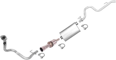 Replacement Parts For 1993 1994 1995 Jeep Wrangler 2.5 Muffler Tail Pipe Exhaust Pipe System Catalytic Converter in Saudi Arabia