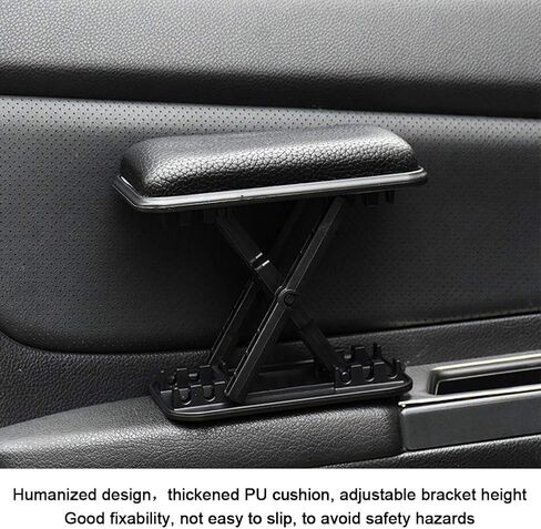 Universal Automobile Car Left Hand Armrest Pad Anti Fatigue Elbow Support Adjustment Bracket Cushion ABS PU Fatigue Accessories Arm Rest Console in Saudi Arabia