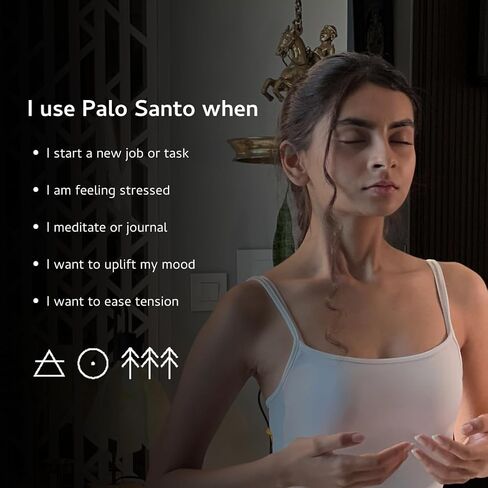 Palo Santo & Copal Essential Oil Roll-On by Aromafume | 1 x 10ml / 0.33 fl oz | Aromatherapy Oils | Natural Roll On Perfume | Spiritual Meditation Accessories in Saudi Arabia