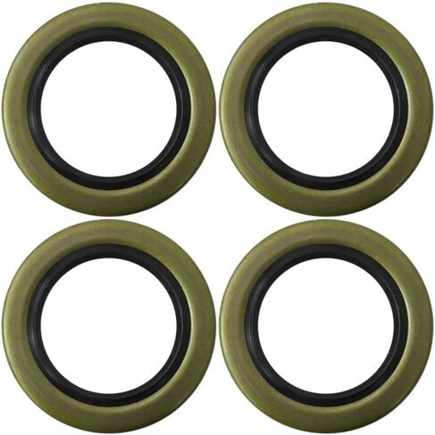 USonline911 4 Pcs 10-36-LOTOF4 Double Lip Grease Seals 2.25 x 3.371 Compatible for Dexter 010-036-00, for TruRyde GS-2250DL, for Texcom 22333TBN in Saudi Arabia