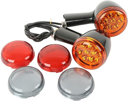 TCMT NEW BEAR TURN SIDS LIGHTATOR AMBER FITS for Harley Sportster 883 1200 1992-2022 in Saudi Arabia