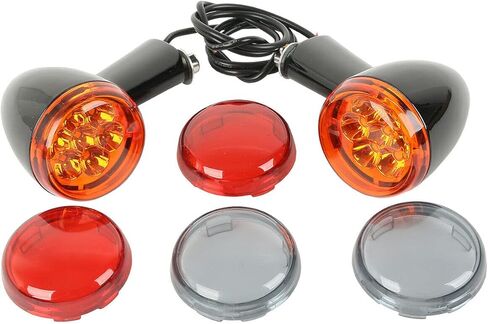 TCMT NEW BEAR TURN SIDS LIGHTATOR AMBER FITS for Harley Sportster 883 1200 1992-2022 in Saudi Arabia
