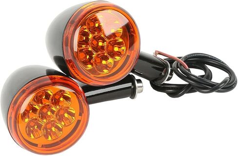 TCMT NEW BEAR TURN SIDS LIGHTATOR AMBER FITS for Harley Sportster 883 1200 1992-2022 in Saudi Arabia