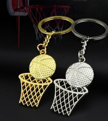 Basketball Hoop Keychain Sports Ball Pendant Key Ring Bag Mini Cute Gifts for Men Boys Girls Son Daughter Teams in Kuwait