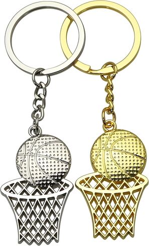 Basketball Hoop Keychain Sports Ball Pendant Key Ring Bag Mini Cute Gifts for Men Boys Girls Son Daughter Teams in Kuwait