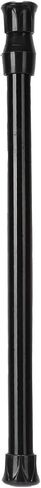 Adjustable Telescopic Tension Rod - High-Carbon Steel, 40-70cm, Black, Easy Installation for Bathroom Curtains & Home Organization in Saudi Arabia