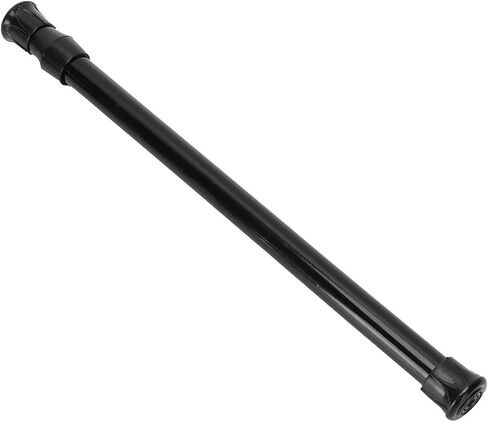 Adjustable Telescopic Tension Rod - High-Carbon Steel, 40-70cm, Black, Easy Installation for Bathroom Curtains & Home Organization in Saudi Arabia
