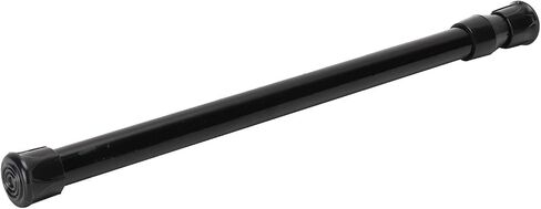 Adjustable Telescopic Tension Rod - High-Carbon Steel, 40-70cm, Black, Easy Installation for Bathroom Curtains & Home Organization in Saudi Arabia