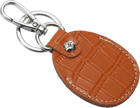PATIKIL Leather Key Fob, Genuine Leather Keys Cover RFID Key Fob Protector Air Tag Holder Keychain Case in Saudi Arabia