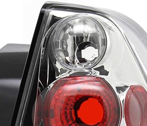 SPEC-D TUNING Black Housing Clear Lens Tail Lights Compatible with 2004-2007 Chevy Malibu All Models Except Maxx, Left + Right Pair Assembly in Saudi Arabia